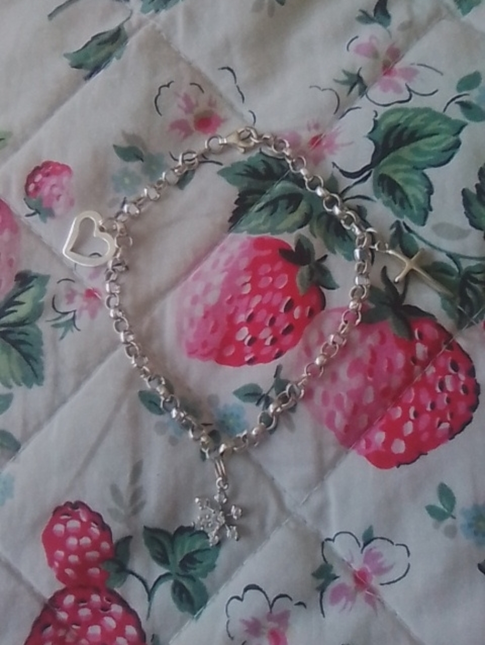 Sterling Silver Charm Bracelet!